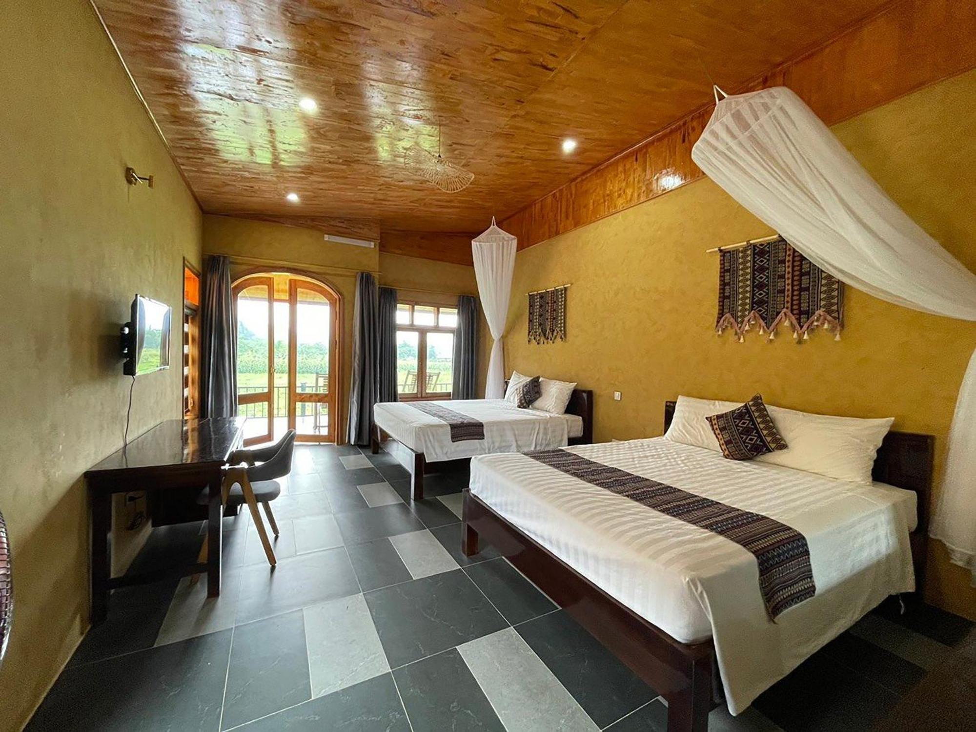 Hotel Wings Ha Giang Loop Bungalow Exterior foto