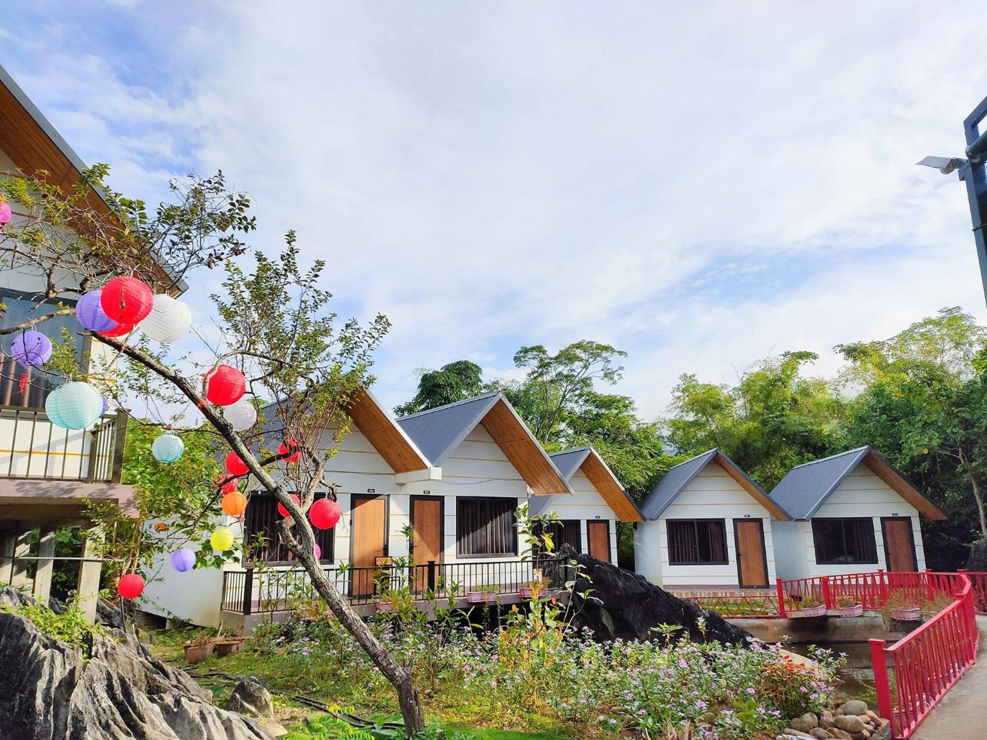 Hotel Wings Ha Giang Loop Bungalow Exterior foto